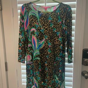 Lily Pulitzer Leopard Flowered Dress